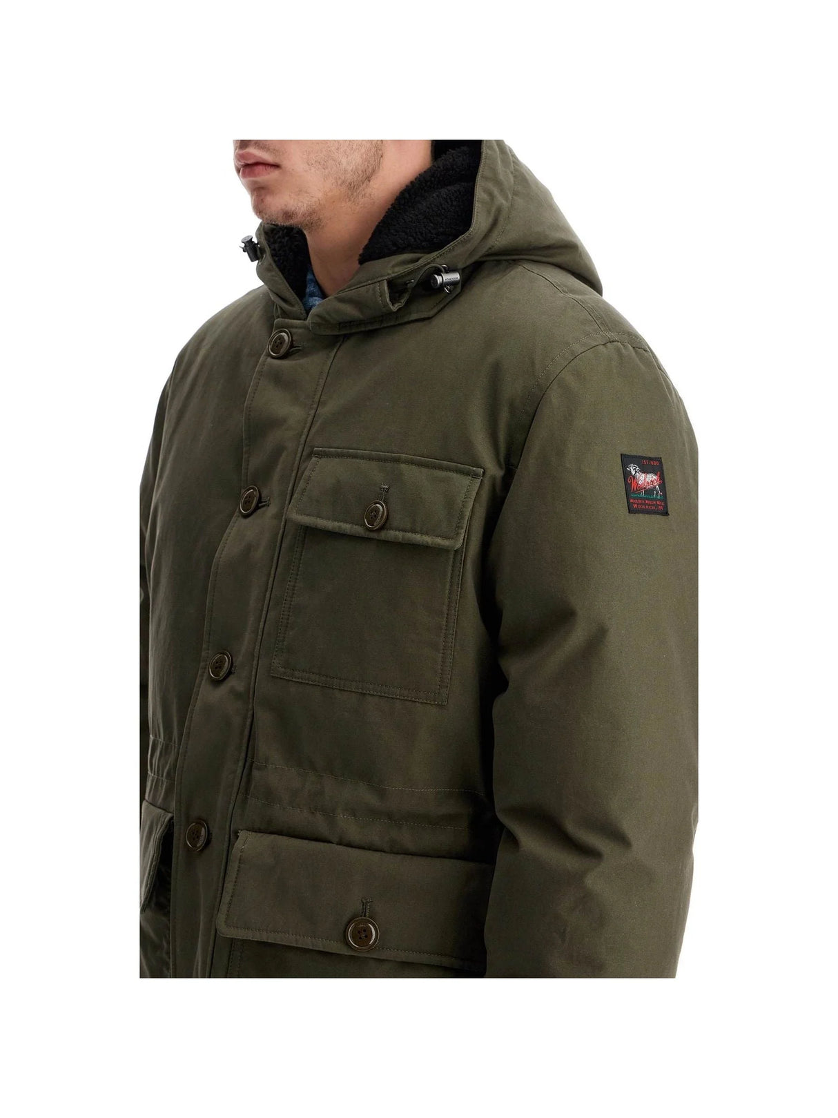 Byrd Quilted Wool Parka-Woolrich-JOHN JULIA