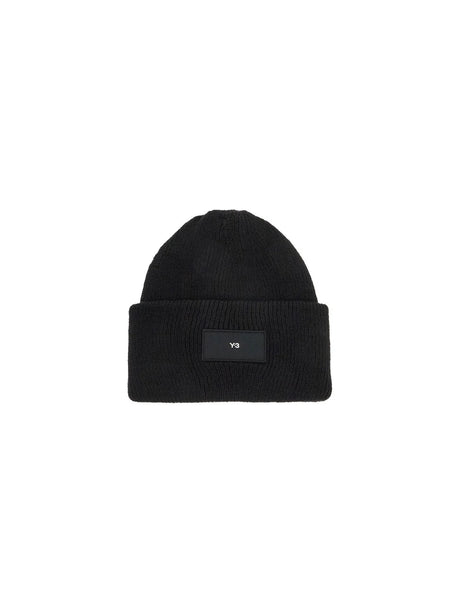 Y-3 Ribbed Knit Beanie-Y-3-JOHN JULIA