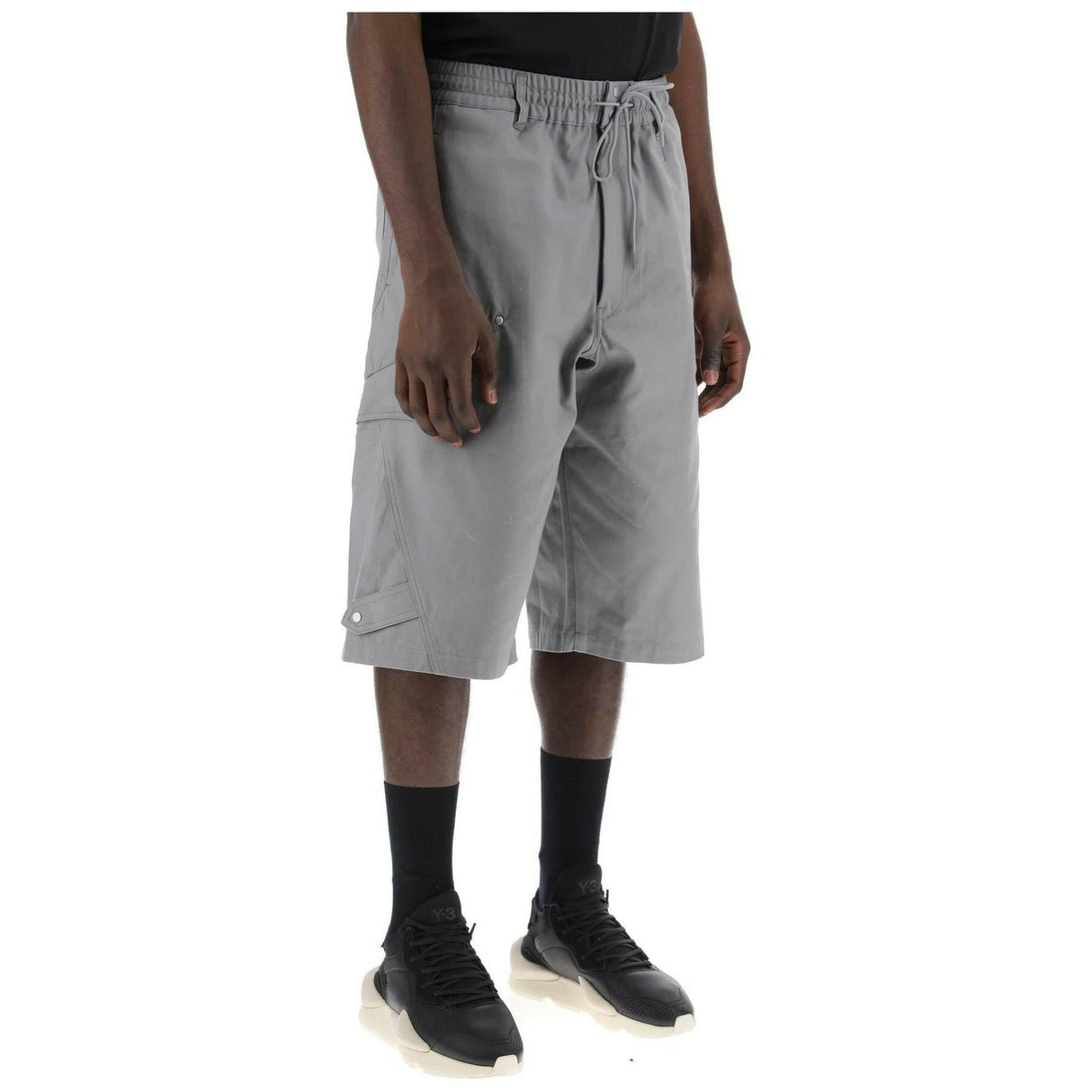 Canvas Multi Pocket Bermuda Shorts..