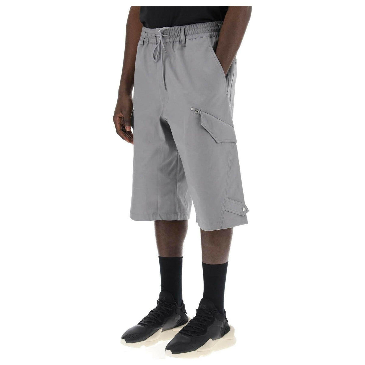 Canvas Multi Pocket Bermuda Shorts..