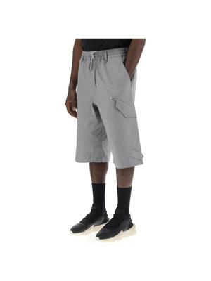 Canvas Multi Pocket Bermuda Shorts..