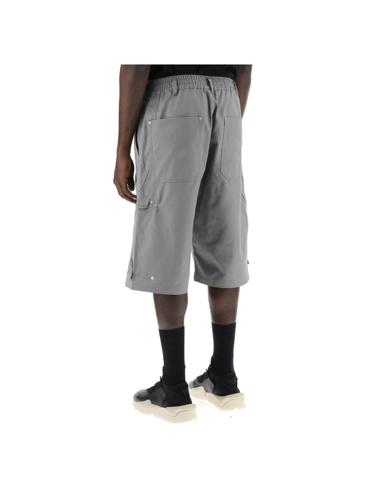 Canvas Multi Pocket Bermuda Shorts..