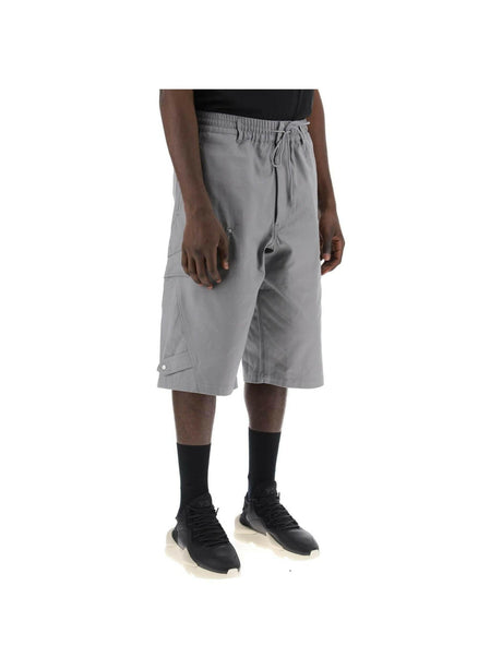 Canvas Multi Pocket Bermuda Shorts..