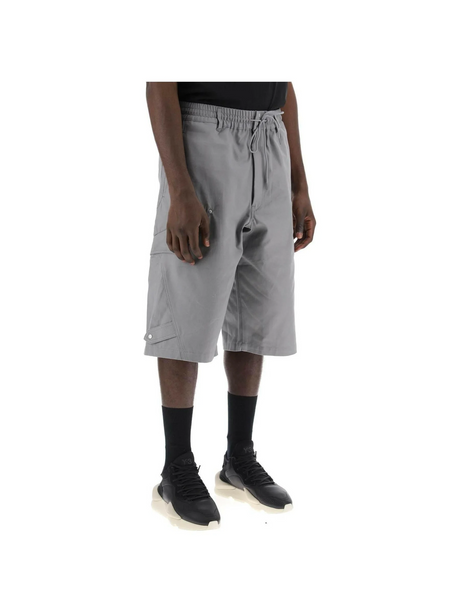 Canvas Multi Pocket Bermuda Shorts..