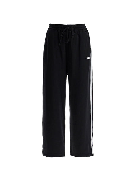 Cropped Wide-Leg Cotton Joggers-Y-3-JOHN JULIA