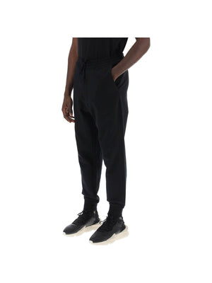 Y-3-French Terry Cuffed Jogger Pants -JOHN JULIA.