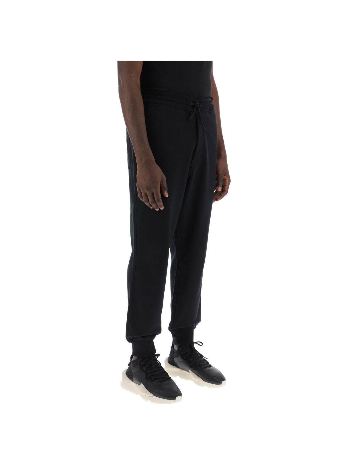 Y-3-French Terry Cuffed Jogger Pants -JOHN JULIA.