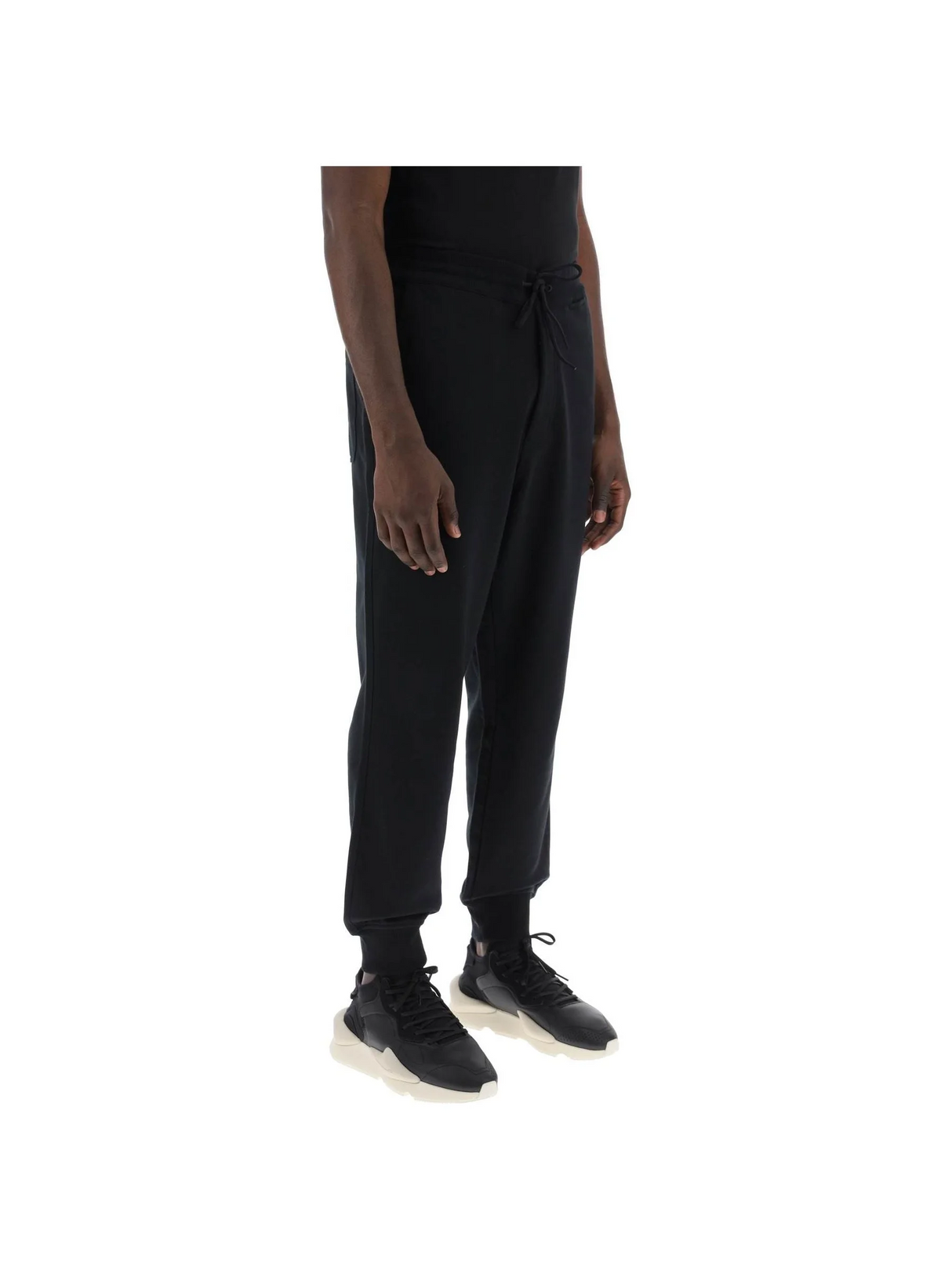 Y-3-French Terry Cuffed Jogger Pants -JOHN JULIA.