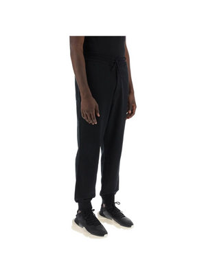 Y-3-French Terry Cuffed Jogger Pants -JOHN JULIA.