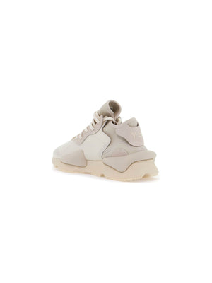 Y-3-Kaiwa Leather Sneakers-JOHN JULIA