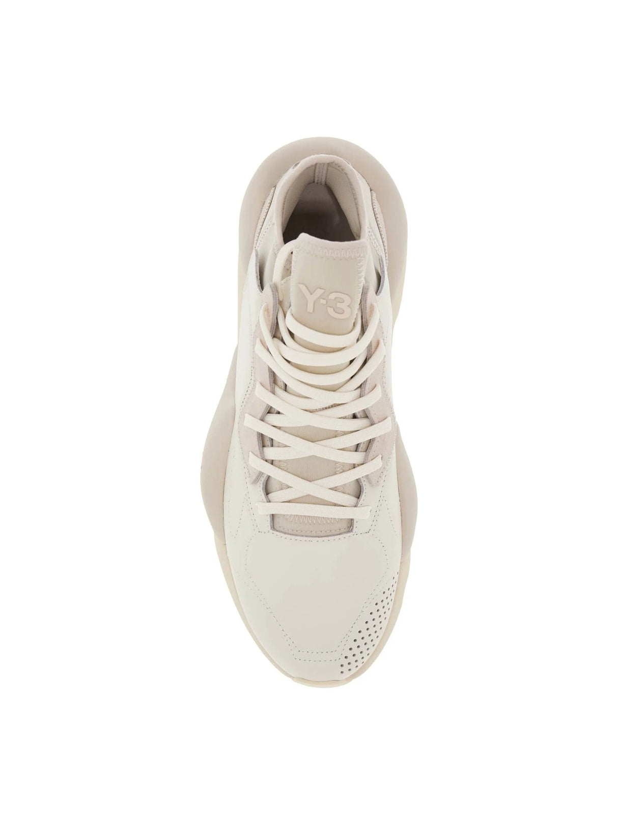 Y-3-Kaiwa Leather Sneakers-JOHN JULIA