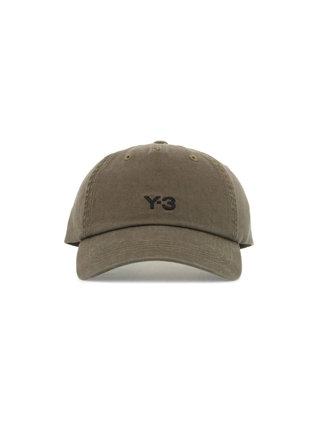 Logo-Embroidered Cotton Cap-Y-3-JOHN JULIA