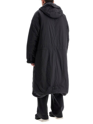 Long Padded Nylon Parka Coat