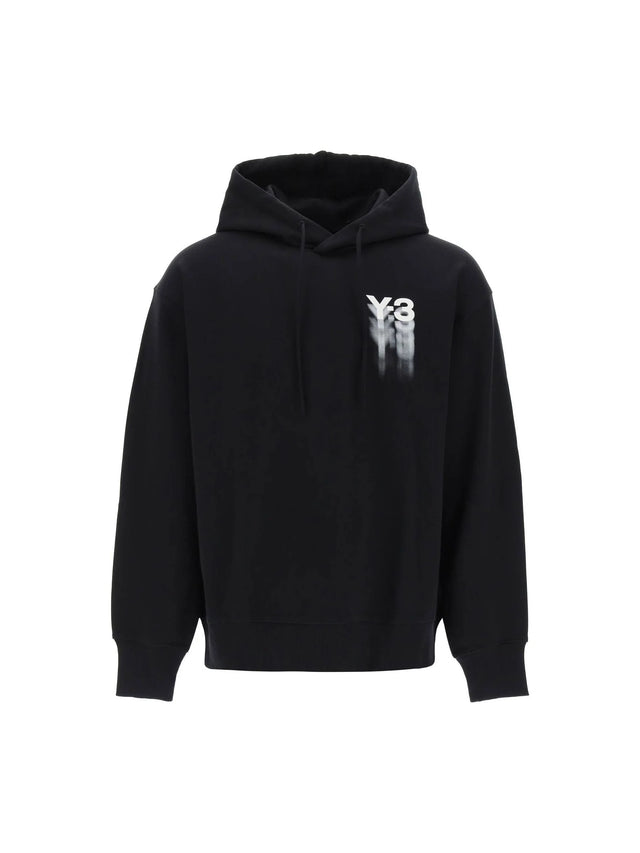 Y-3-Organic Cotton Graphic Hoodie -JOHN JULIA.