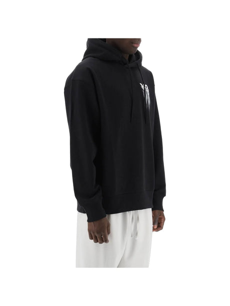 Y-3-Organic Cotton Graphic Hoodie -JOHN JULIA.