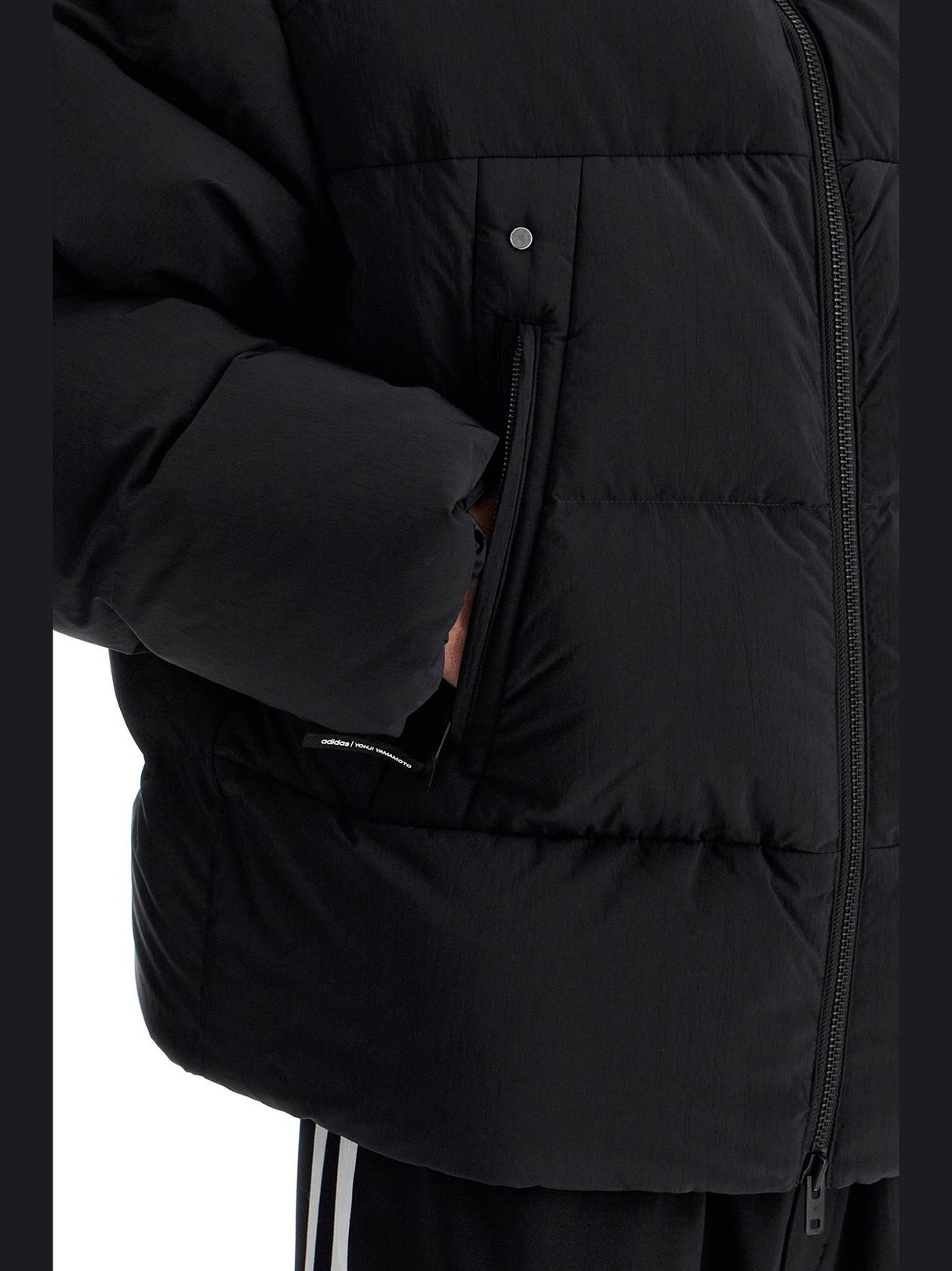 Y-3-Pertex Hooded Down Jacket-JOHN JULIA