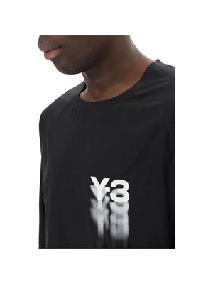 Y-3-Recycled Long-Sleeved Running T-Shirt -JOHN JULIA.