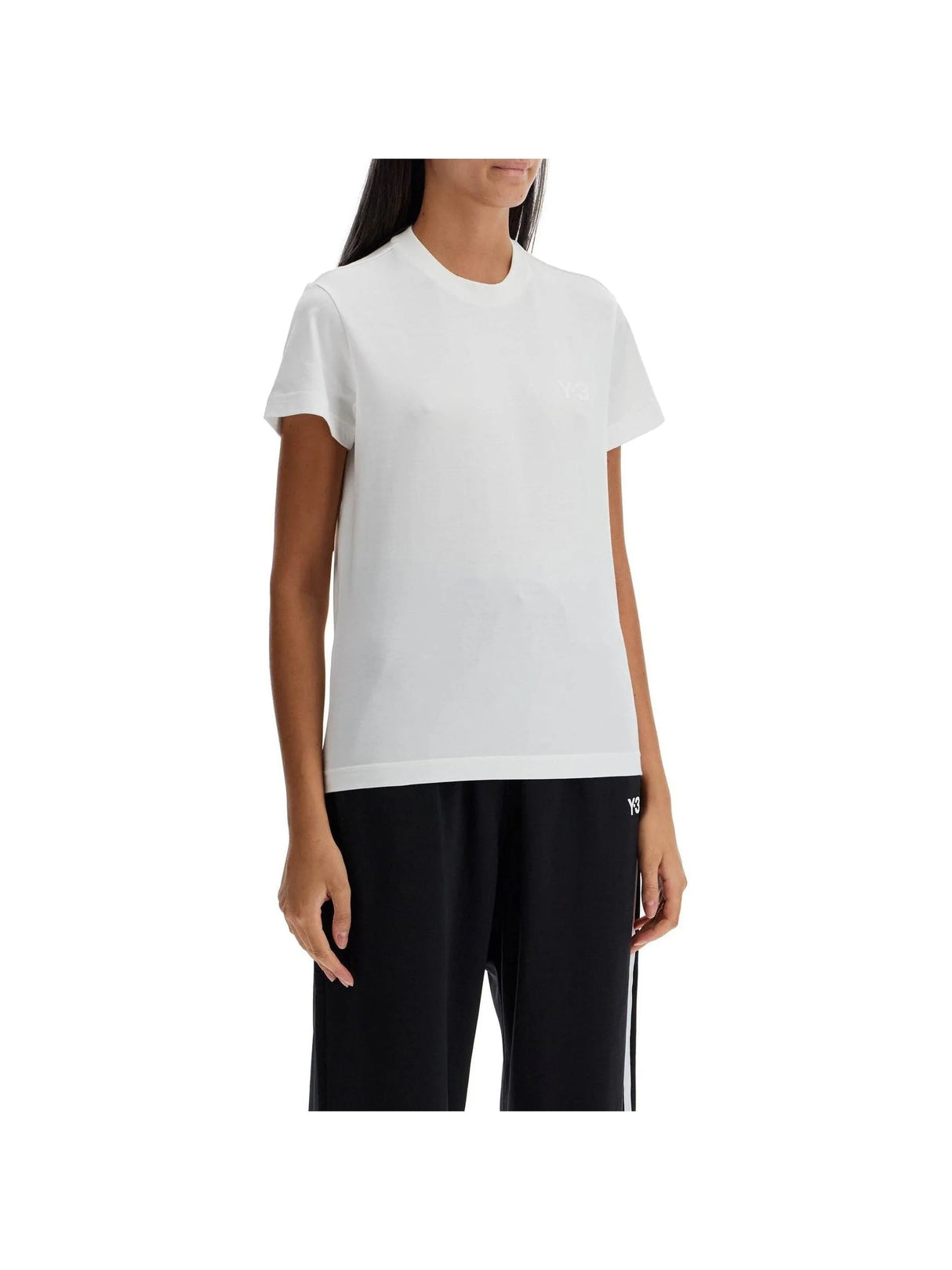 Y-3-Regular Fit Cotton Jersey T-Shirt-JOHN JULIA