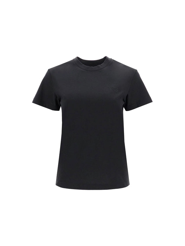 Y-3-Regular Fit Cotton Jersey T-Shirt-JOHN JULIA