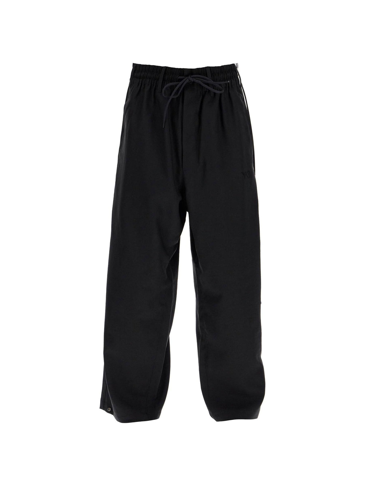 Y-3-Wide-Leg Recycled Twill pants-JOHN JULIA