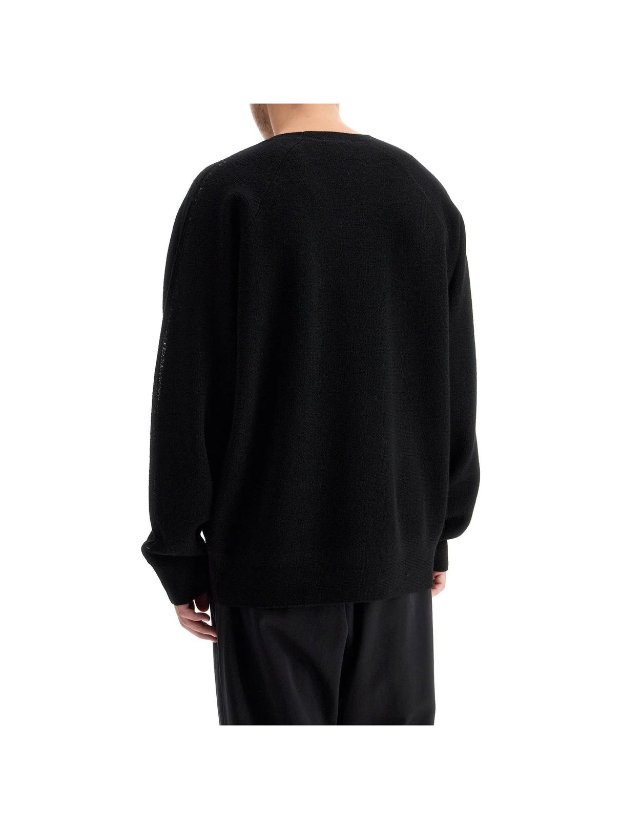 Crewneck Wool Sweater-Y-3-JOHN JULIA