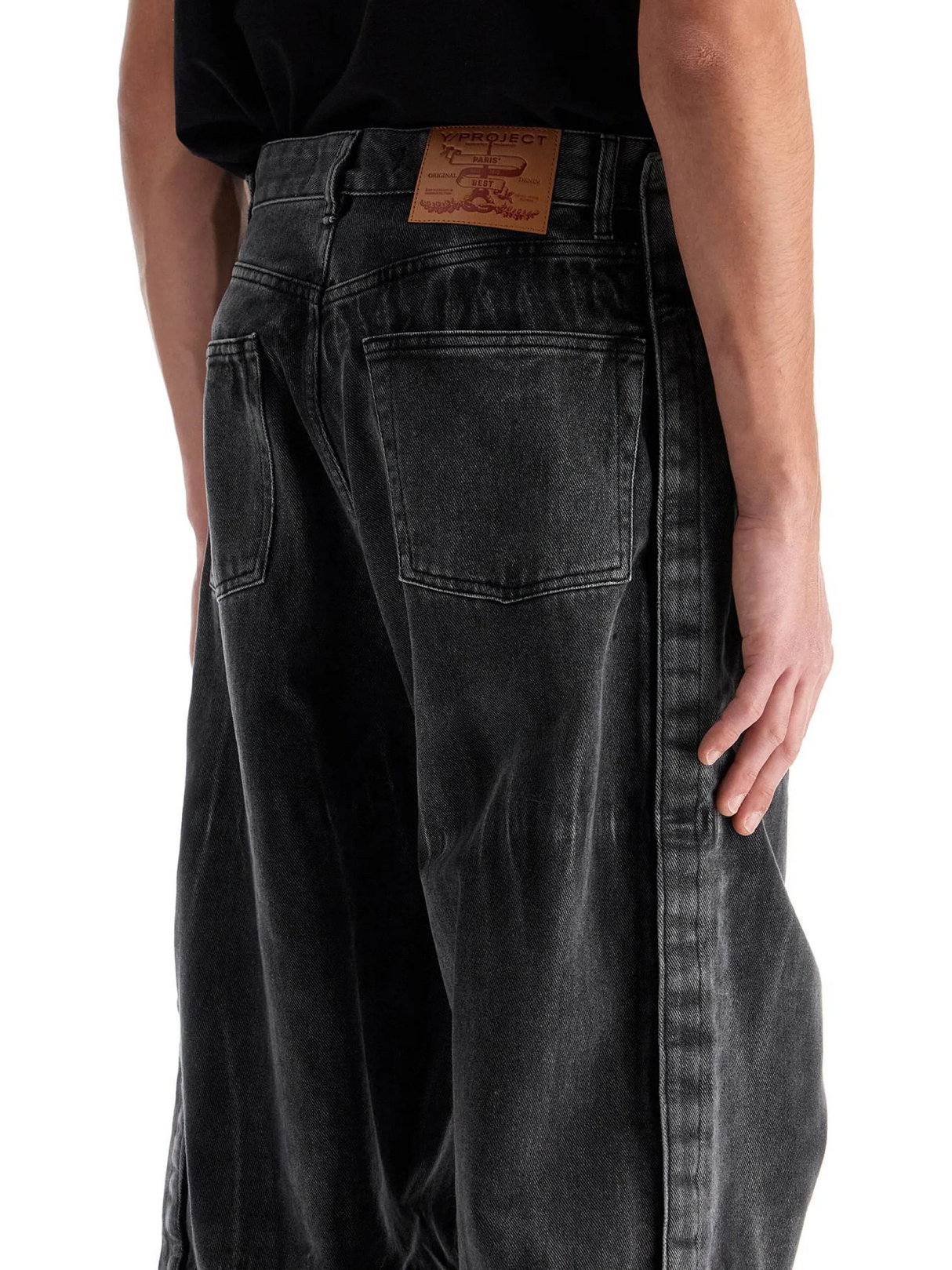 Baggy Jeans With Removable Panels