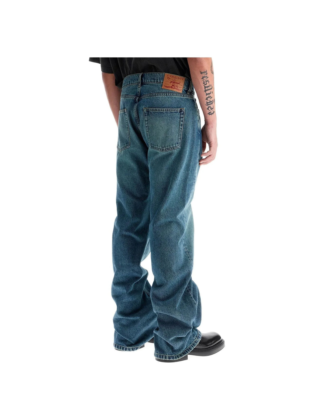 Wire Low-rise Jeans-Y/PROJECT-JOHN JULIA