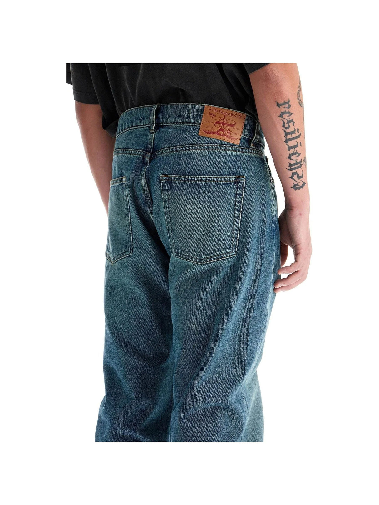 Wire Low-rise Jeans-Y/PROJECT-JOHN JULIA