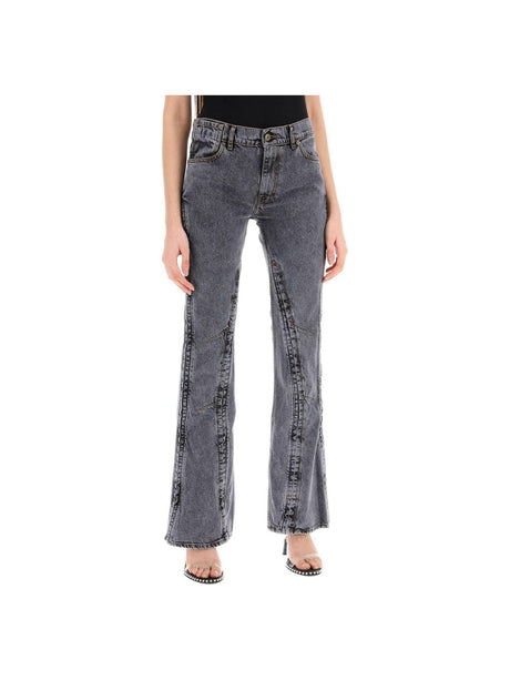 Hook And Eye Flared Jeans Y PROJECT JOHN JULIA.