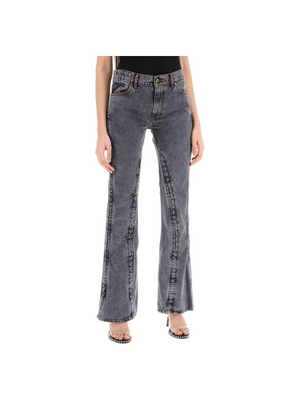 Hook And Eye Flared Jeans Y PROJECT JOHN JULIA.