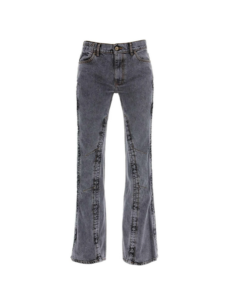 Hook And Eye Flared Jeans Y PROJECT JOHN JULIA.