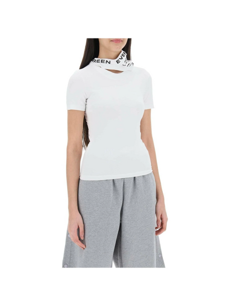 Triple Collar Organic Cotton T-Shirt-Y/PROJECT-JOHN JULIA