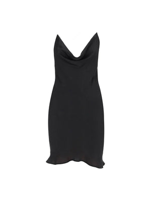 Recycled Polyester Satin Slip Dress - 32 - Women > Clothing > Dresses > Mini