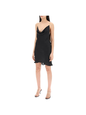 Recycled Polyester Satin Slip Dress - Women > Clothing > Dresses > Mini