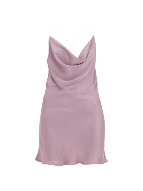 Slip Satin Mini Dress-Y/PROJECT-JOHN JULIA