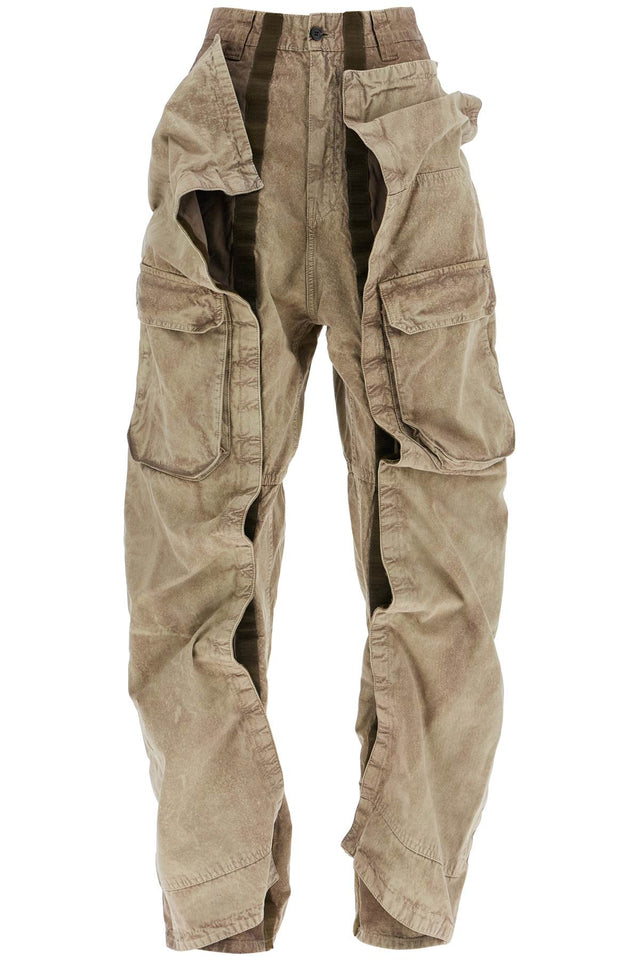 Velcro Cargo Pants With