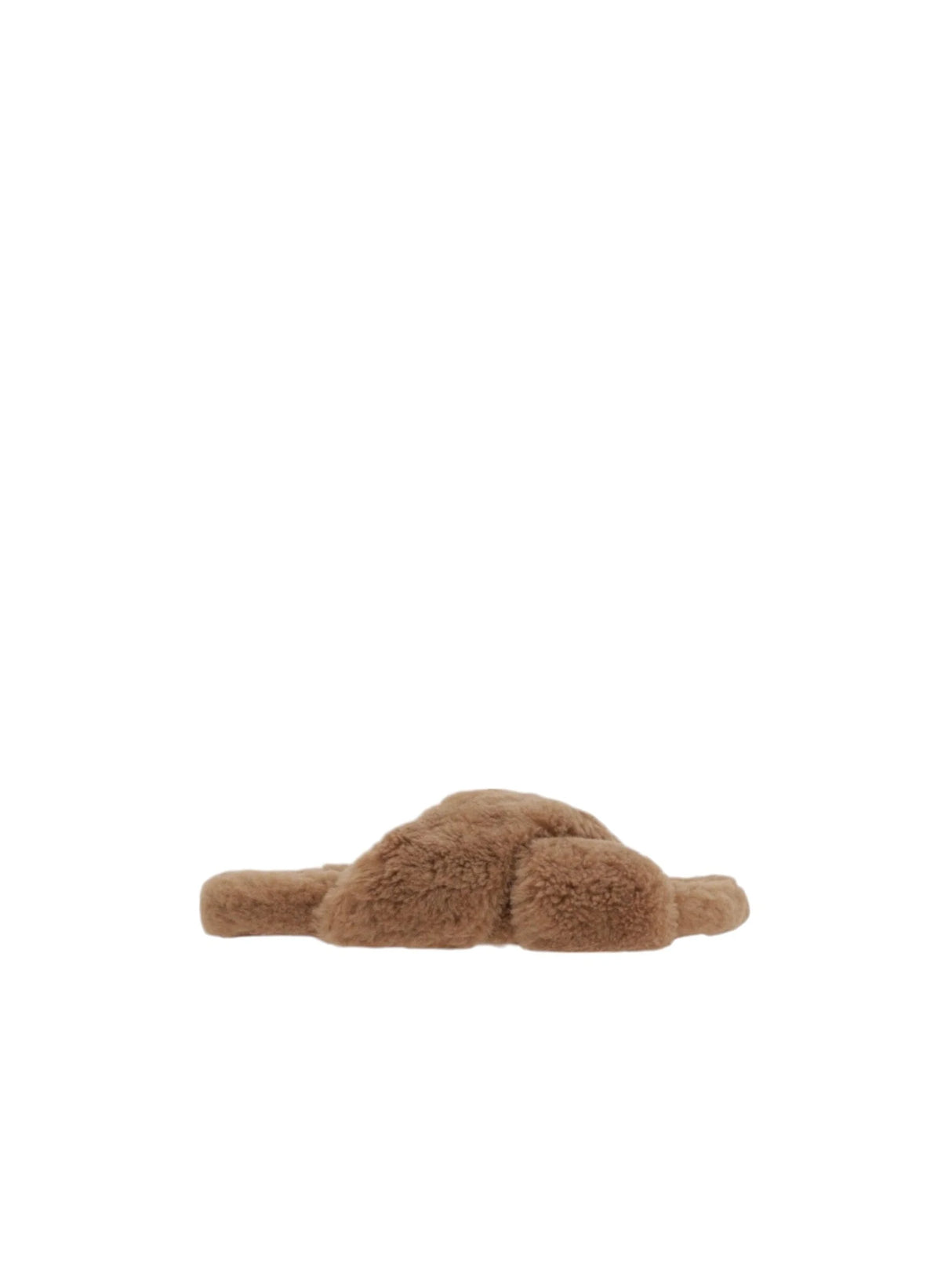 Curly Shearling Flat Sandals-YVES SALOMON-JOHN JULIA