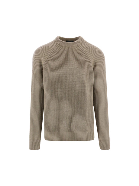 Ribbed Wool Sweater-ZANONE-JOHN JULIA