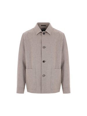 Alpe Wool Overshirt-ZEGNA-JOHN JULIA