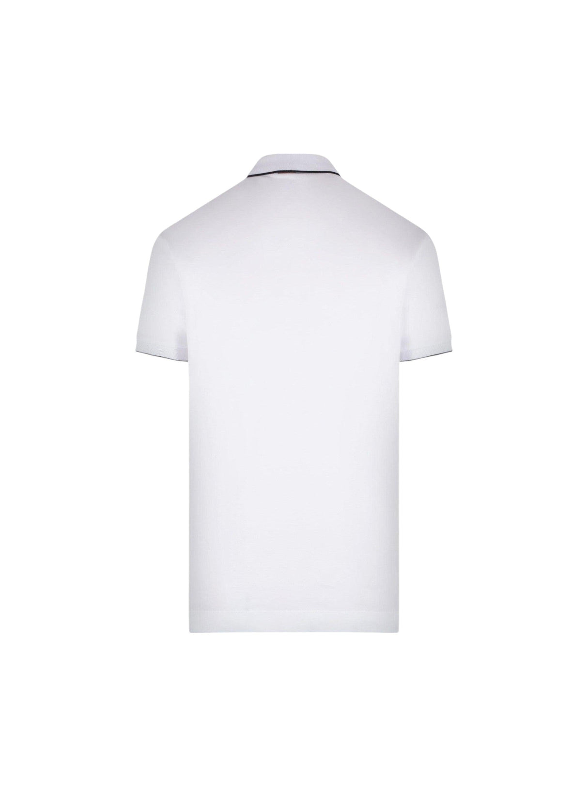 Logo Embroidered Piquet Polo Shirt-ZEGNA-JOHN JULIA