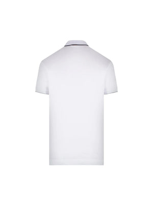 Embroidered Piquet Polo Shirt-Zegna-JOHN JULIA