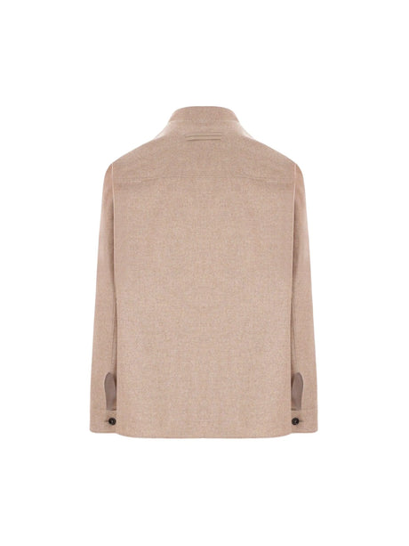 Oasi Cashmere Overshirt-ZEGNA-JOHN JULIA