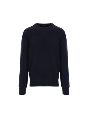 Oasi Cashmere Ribbed-knit Sweater-ZEGNA-JOHN JULIA