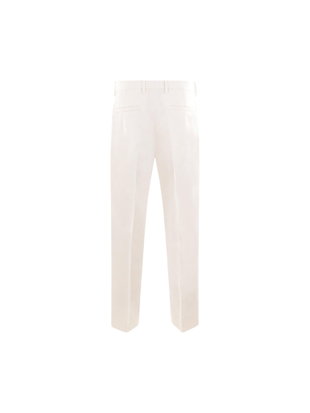 Pleated-fit Gabardine Pants-ZEGNA-JOHN JULIA