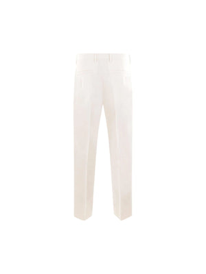 Pleated-fit Gabardine Pants-ZEGNA-JOHN JULIA