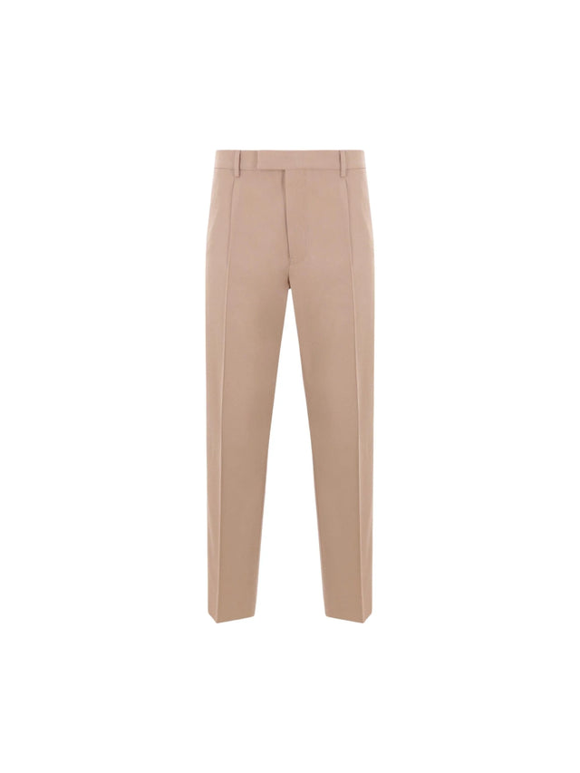 Pleated-fit Gabardine Trousers-ZEGNA-JOHN JULIA