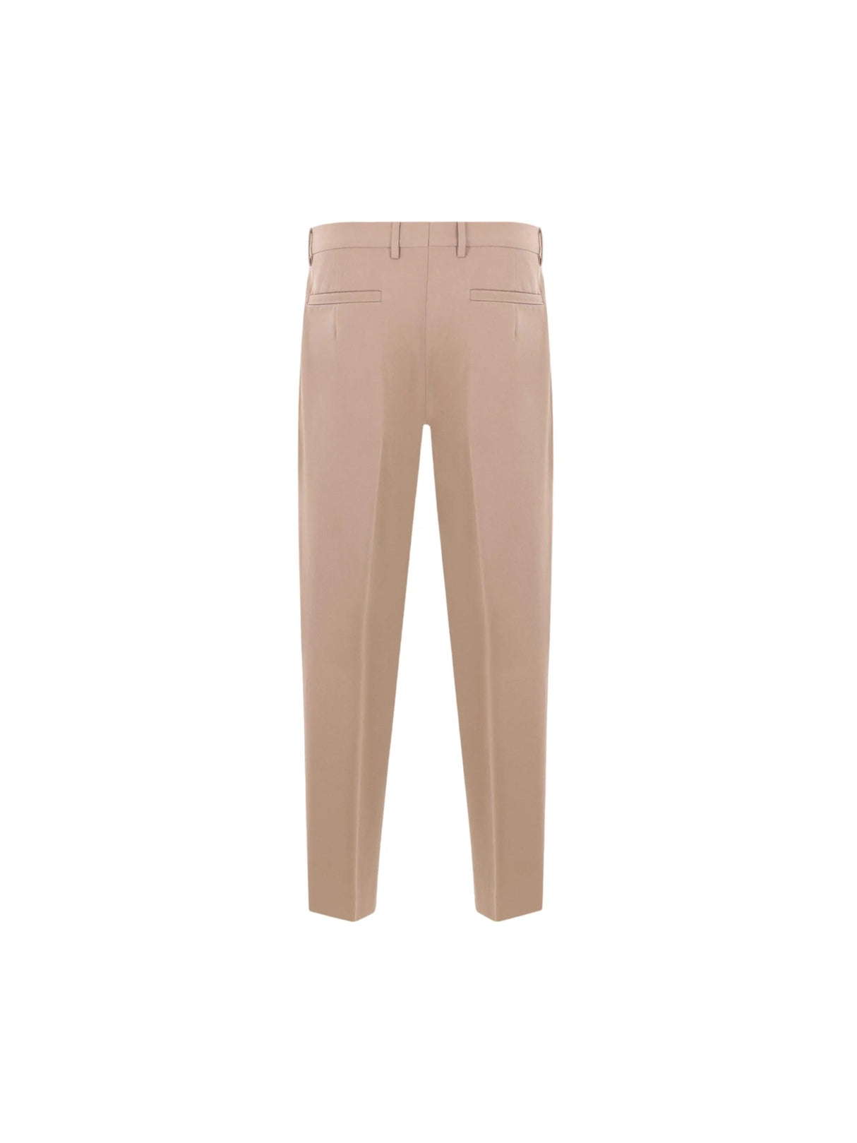 Pleated-fit Gabardine Trousers-ZEGNA-JOHN JULIA