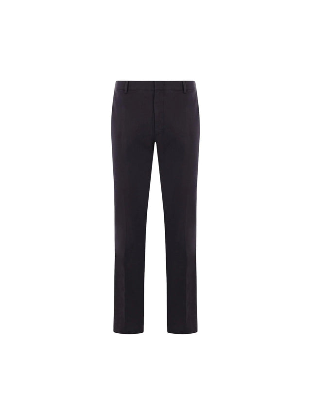 Regular-fit Gabardine Trousers-ZEGNA-JOHN JULIA