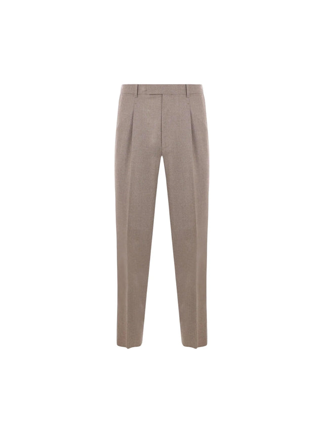 Regular-fit Wool Trousers-ZEGNA-JOHN JULIA