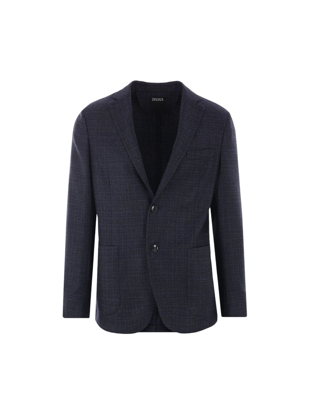 Single-breasted Wool Jacket-ZEGNA-JOHN JULIA